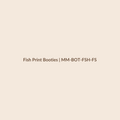 Mamamini Fish Print Booties in Free Size