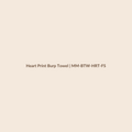 Mamamini Heart Print Burp Towel in Free Size