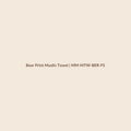 Mamamini Bear Print Muslin Towel in Free Size