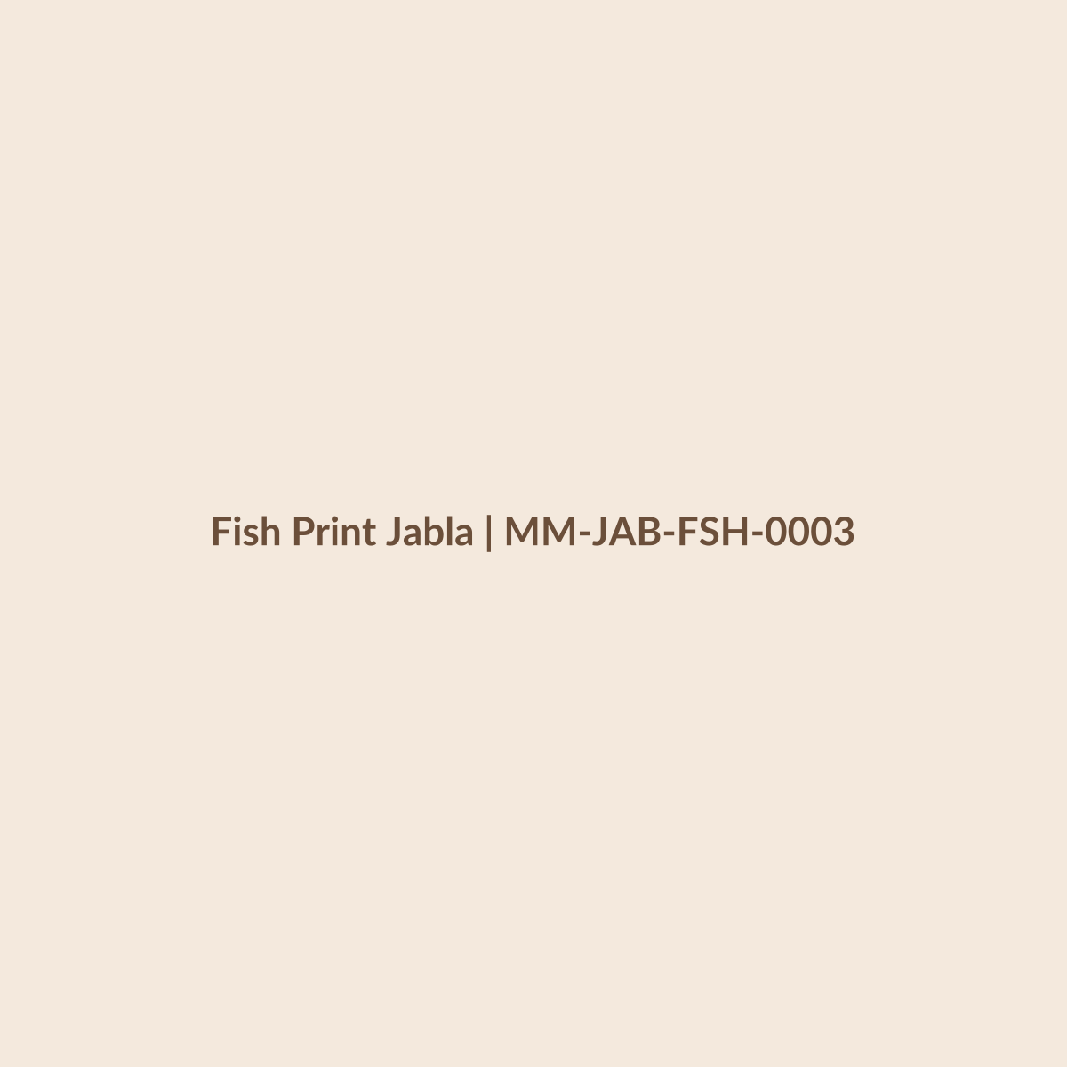 Mamamini Fish Print Jabla in 0–3 Months