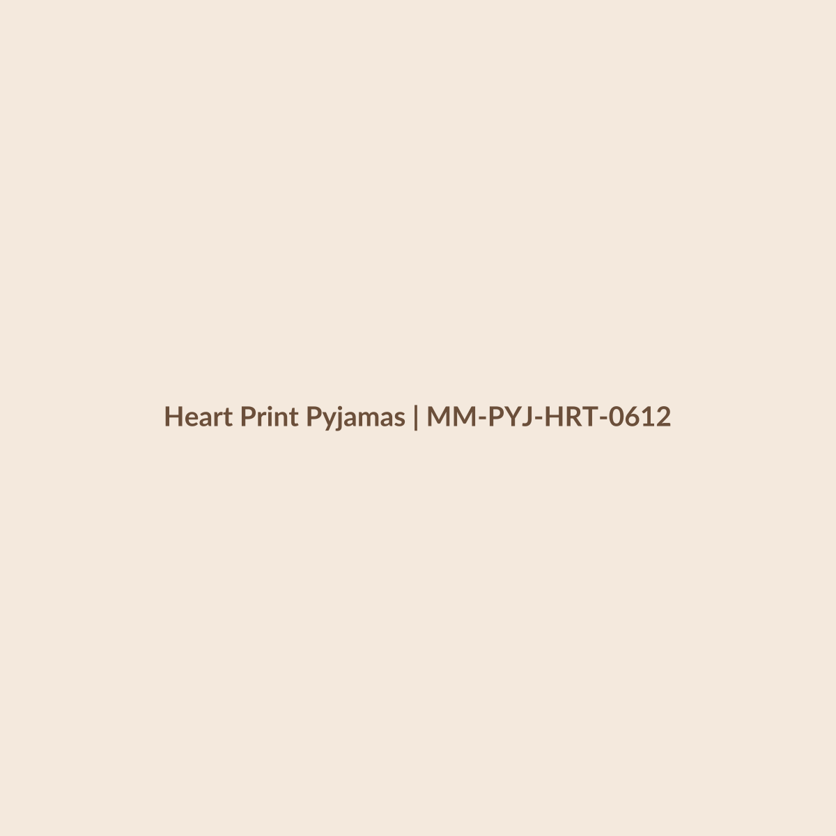 Mamamini Heart Print Pyjamas in 6–12 Months