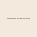 Mamamini Heart Print Muslin Towel in Free Size