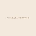 Mamamini Fish Print Burp Towel in Free Size